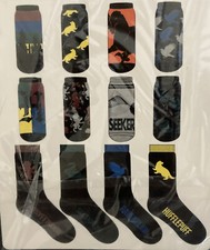 Harry Potter 12 Days of Socks Set Adult Size 6-12 Hogwarts School of Witchcraft