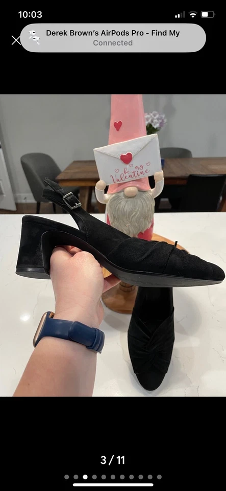 Tacones Vaneli de gamuza talla 8M Foto 3 de 4