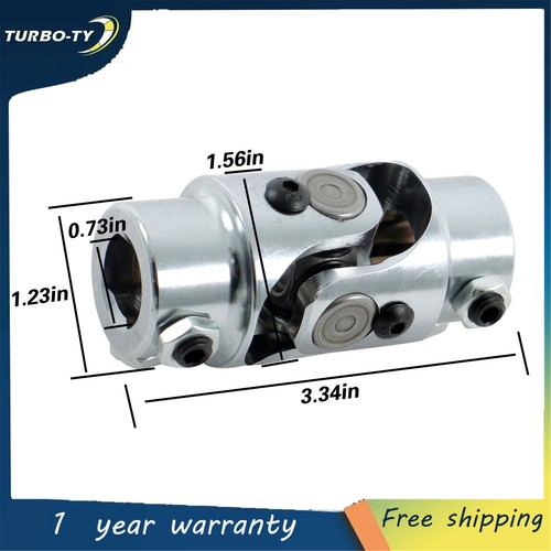 10 PCS Single Universal Steering Chrome Steel U-Joint Shaft 3/4" DD X 3/4" DD - Picture 10 of 10