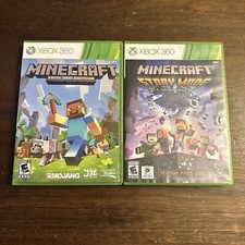 Minecraft Xbox 360 Edition & Story Mode (Xbox 360, 2013) Tested - Authentic