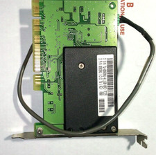 Vintage Working GVC Model SF-1156IV-R9E Dual Port PCI Modem/Fax W/ Cable