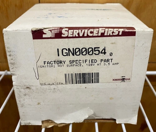 Service First IGN00054 ignitor HOT SURFACE 120V 3.5 AMP - NIB