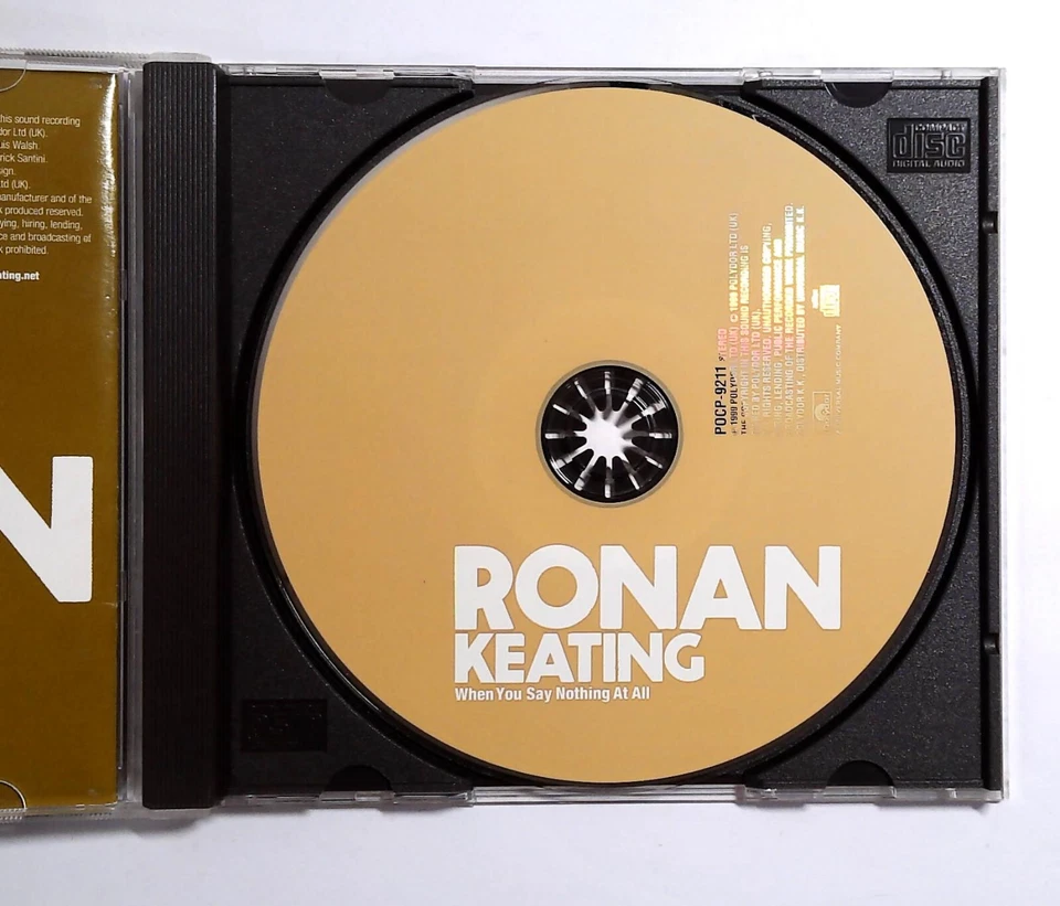 Ronan Keating – When You Say Nothing At All POCP-9211 JAPAN CD, Maxi-Single OBI - Image 3 of 3