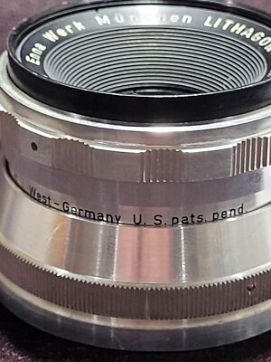 レア★ドイツ製Enna Werk Munchen LITHAGON 4.5/35 Enna Werk Munchen LITHAGON Lens / 4.5 / 35mm / With Case F