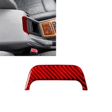 1 Stück Rot Kohlefaser Mittelarmlehne verkleidung Für BMW 5er E39