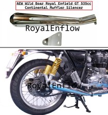 AEW Wild Boar Fit For Royal Enfield GT 535cc Continental Muffler Silencer
