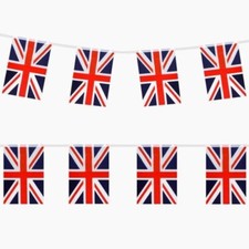 UNION JACK Bunting - 5 meter (15 flags)