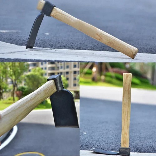 35cm Indispensable Garden Hoes Dual Headed Weeding Tool Portable Garden Hand - Picture 17 of 23