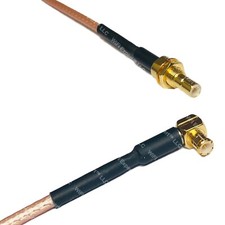 RG316 SMB MALE BULKHEAD to MCX MALE ANGLE RF Cable Rapid-SHIP LOT