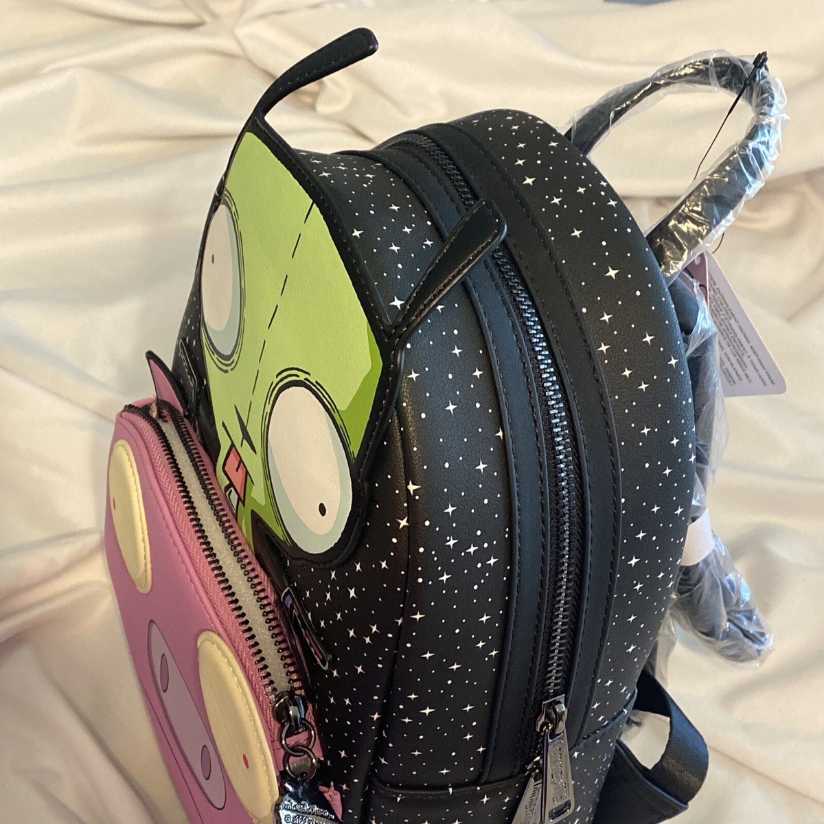 新品 ラウンジフライ　ニコロデオン　ミニ インベーダー Zim Gir Pizz Loungefly Gir Pizza Mini Backpack - Invader Zim at