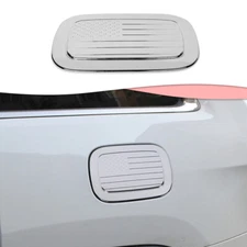 Chrome Door Gas Cap Fuel Tank Cover Trim For Jeep Grand Cherokee 2011-20 US Flag