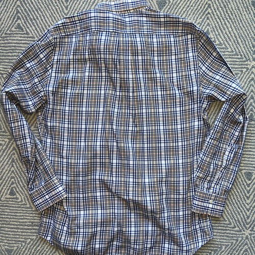 Peter Millar Long Sleeve Button Shirt - White/Multicolor - XL - Picture 3 of 3