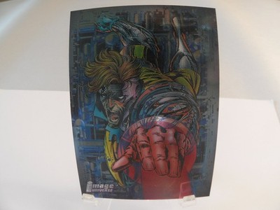 Cyber Force Heatwave 1995 Image Universe Topps #63 Chromium