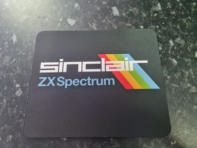 Sinclair ZX Spectrum Computer Retro Geschenk Mausmatte Pad