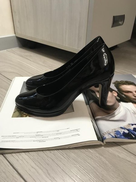 Women Gabor Heels Black Synthetic Leather 38