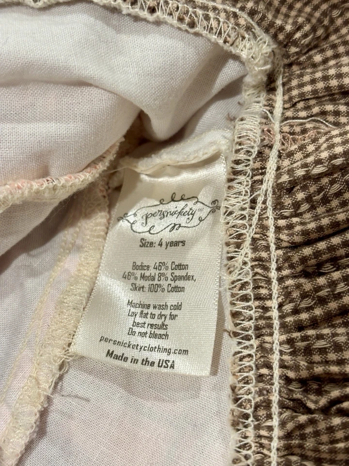 Persnickety Girls  Sz 4 Years Ruffled  Colorful Dress - Image 3 of 3