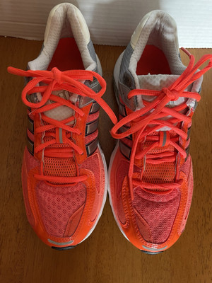 Adidas Supernova Sequence Size 8 Women s Running Shoes/Sneakers Orange/Silver
