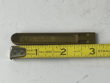 Antique Brass Reed From A Pump Organ 3"