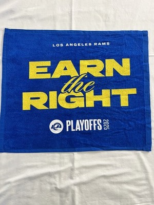 2025 Los Angeles Rams  Earn the Right  playoffs rally towel