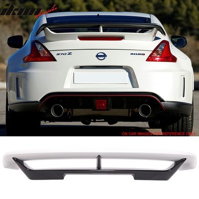 Fits 09-21 Nissan 370Z Coupe N Style Trunk Spoiler Painted #G41 Black&#QAB White