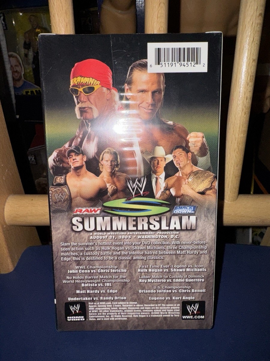 MINT! SEALED WWE SummerSlam 2005 VHS GEM SUPER RARE GRAIL Hulk