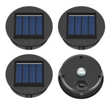 ELUTENG Solar Light Replacement Top 4 Pack (Top Size 3.15 inch, 3.15inch, 1