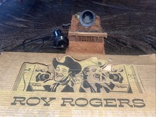 1957 Boxed Roy Rogers Western Telephone With BOX By IDEAL TOYS 1 One Phone Only