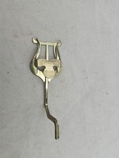 Vtg Brass Marching Band Instrument Sheet Music Holder Clip Selmer USA