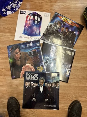 5er Set versiegelte neue Doctor Who Kalender Top unbenutzter Zustand