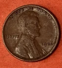 1926 P Lincoln Wheat Cent Penny Fine 1c One Cent US 🇺🇸 Coin Collectible #W09