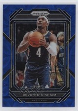 2022-23 Panini Prizm Choice Blue Prizm 2/49 Devonte' Graham #218 dq2