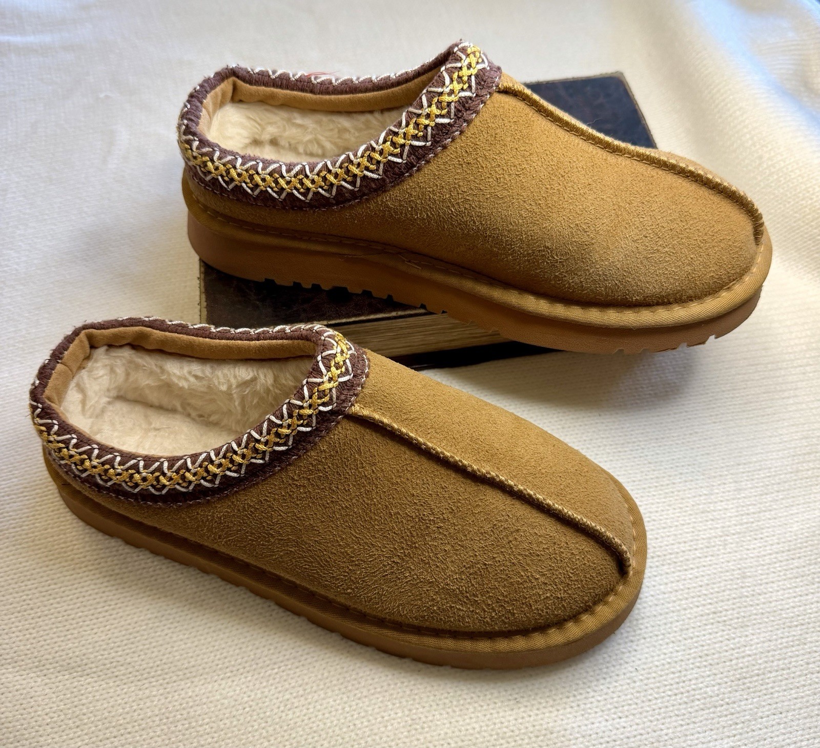 DRTEITLA Women’s Platform Slippers Size 39(8)