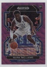 2022-23 Panini Prizm Draft Picks Purple Wave Prizm Mark Williams #62 d4v