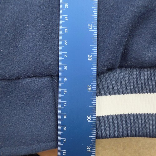Boeing Engineering School Varsity Logo Knit Jacket Blue White 2XL Aeronautical - Picture 6 of 6