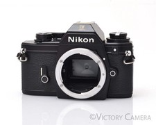 Nikon EM Black 35mm Film Camera Body EXC- 