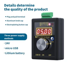 Voltage and Current Signal Generator with Easy Carry Design for Technicians
