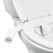 VEVOR Bidet Attachment for Toilet Dual Nozzles Adjustable Pressure Non-Electric