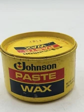 SC Johnson Paste Wax Original Formula Container 1 Lb 20% Full *Read