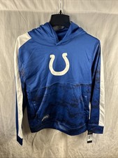 NFL Team Apparel Youth Large Indianapolis Colts Pro Drill Team Color Hoodie NWT
