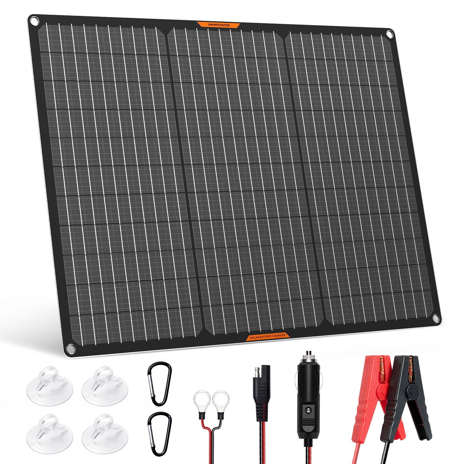30w 50 Watt Solar Panel 12V Trickle Charger Battery Charger Kit Maintainer Car
