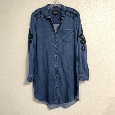 rails denim shirt dress Women's Rails Denim Dresses