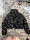 Daisy Women's Black Short Puffer Jacket Full Zip Zipper Long Sleeve Size S — photo 1