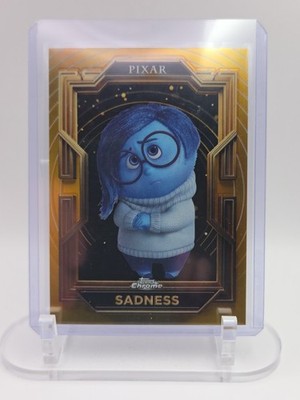 2025 Topps Chrome Pixar Gold Sadness #57 Inside Out