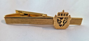  VINTAGE TIE CLIP Coat Of Arms Norway Lion