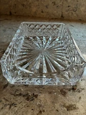 Waterford Crystal Westover Notepad Holder/Desk Tray - EXCELLENT