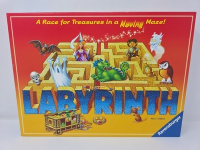 Ravensburger Labyrinth Moving Maze Board Game 2007 Fantasy Dragons Tiles Family
