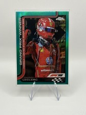 2025 Topps Chrome F1 Charles Leclerc United States GP Winner Teal /299 #111
