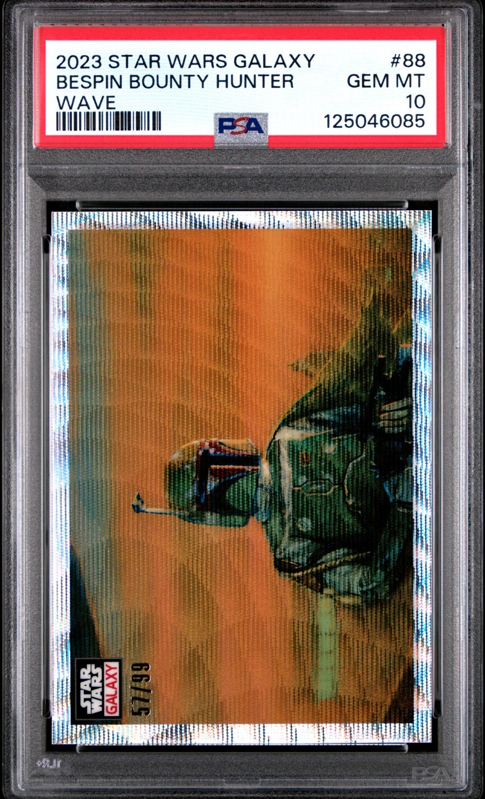 2023 TOPPS CHROME STAR WARS GALAXY BOBA BESPIN BOUNTY HUNTER WAVE /99 PSA 10 GEM