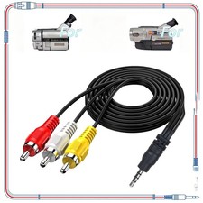 AV Audio Video Cable for Sony Handycam Hi8/8XR/72x Camcorder CCD-TRV408e