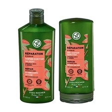 Yves Rocher Set 2 pcs RESTORING SHAMPOO & CONDITIONER with Organic Jojoba Oil